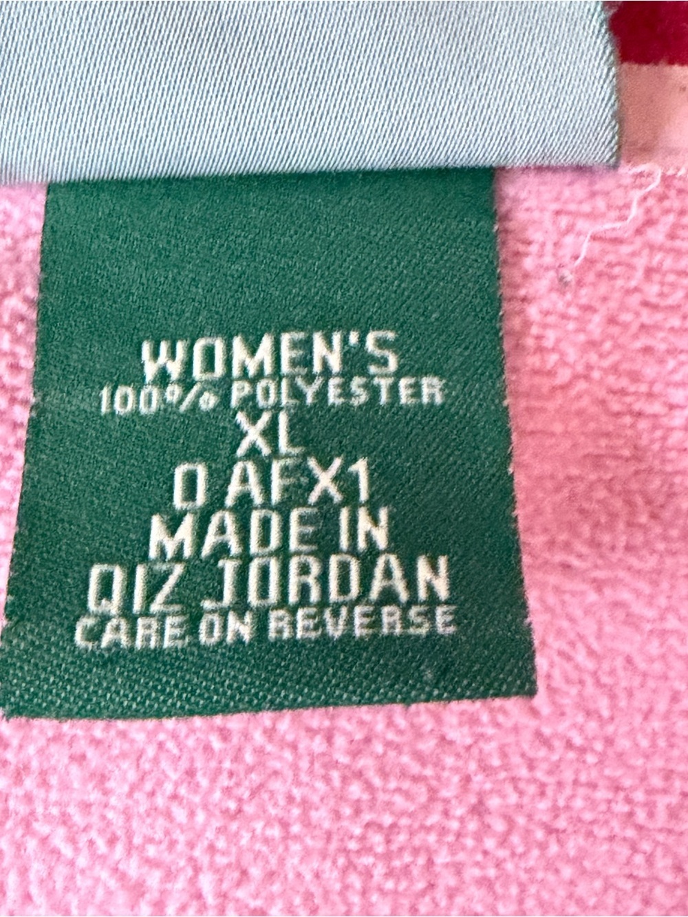 L.L. Bean Women's Hot Pink Full-Zip Fleece Jacket - Picture 3 of 4